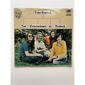 Dave Brubeck Dos Generaciones De Brubeck LP Atlantic GWEA 5140 VG Import Mexico